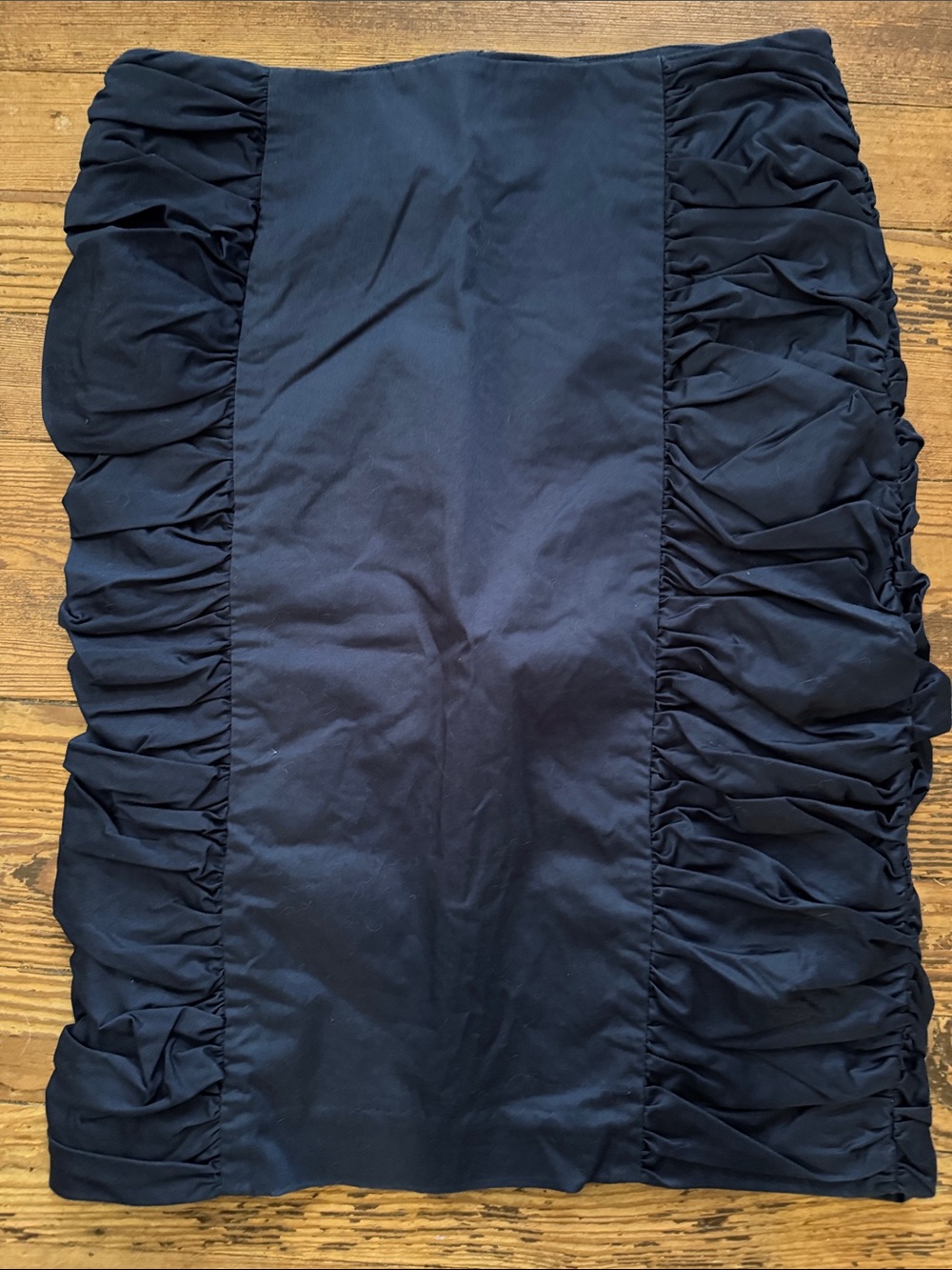 Ruched Side Pencil Skirt